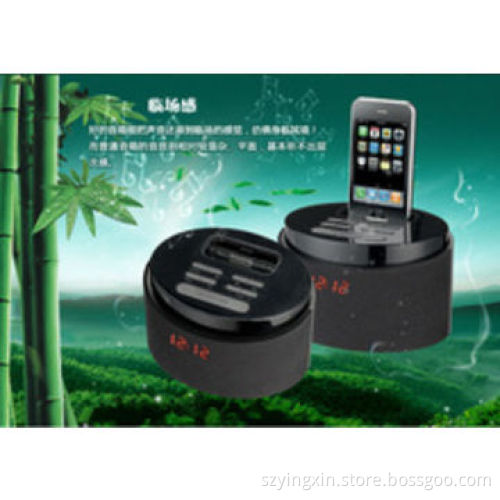 Docking Station for Apple's iPhone, with FM Radio, Alarm Clock and Aux Functions